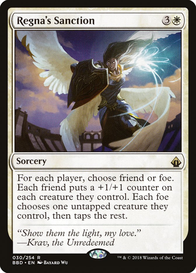 Regna's Sanction front
