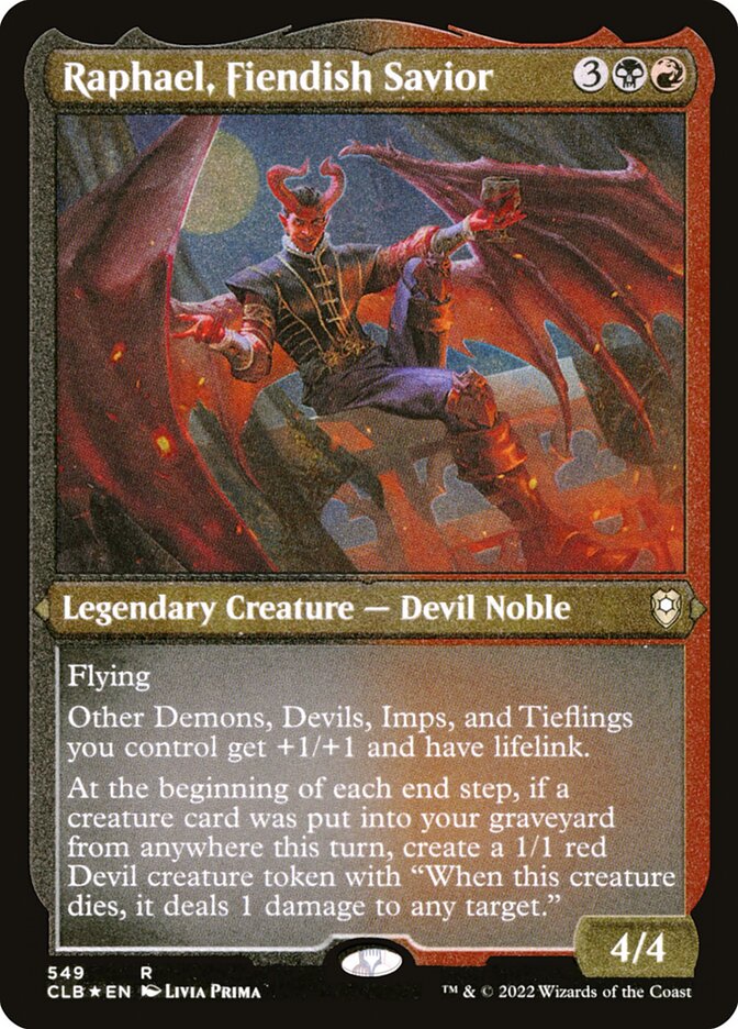 Raphael, Fiendish Savior front