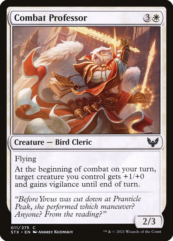 Combat Professor front