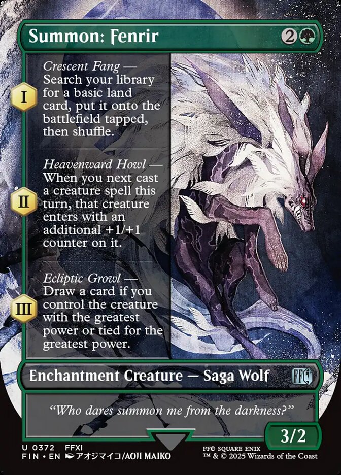 Summon: Fenrir front