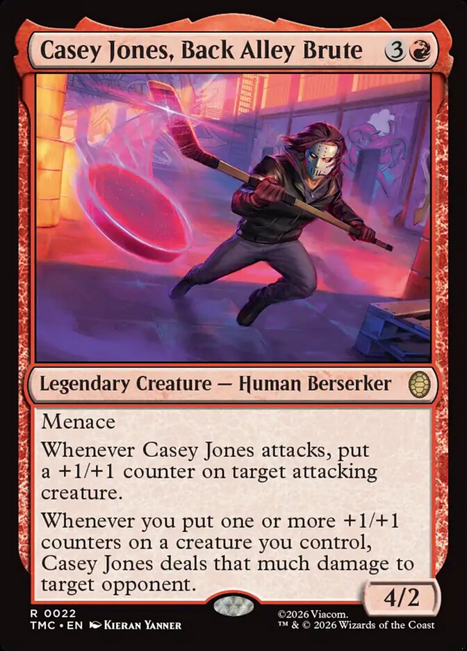 Casey Jones, Back Alley Brute front