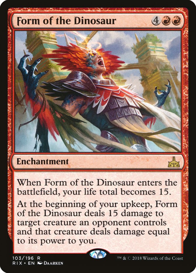 Form of the Dinosaur front