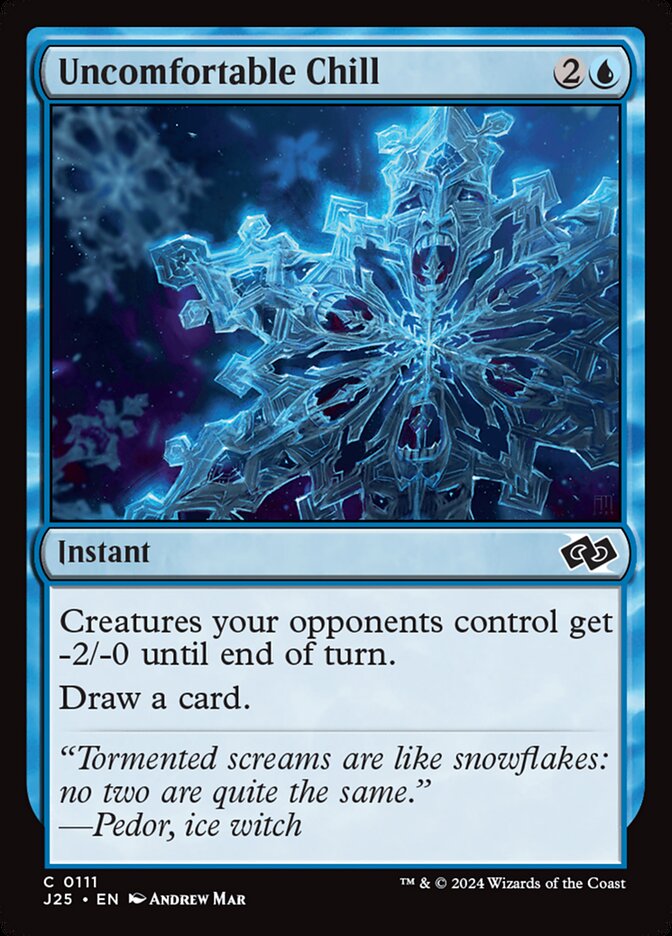 Uncomfortable Chill front