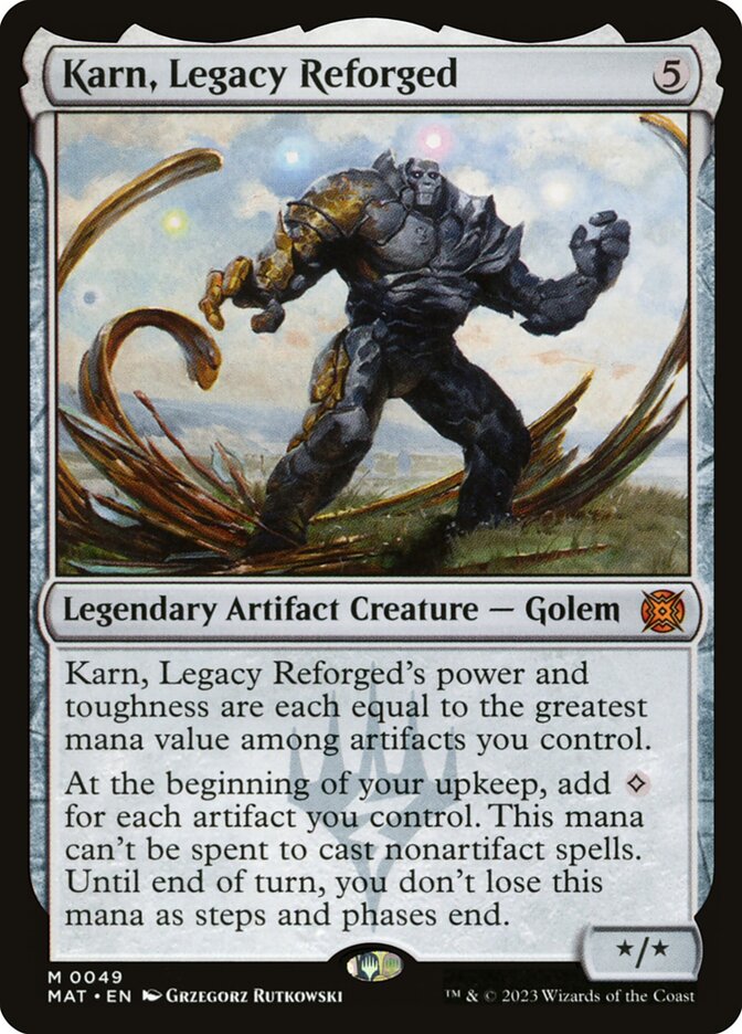 Karn, Legacy Reforged front