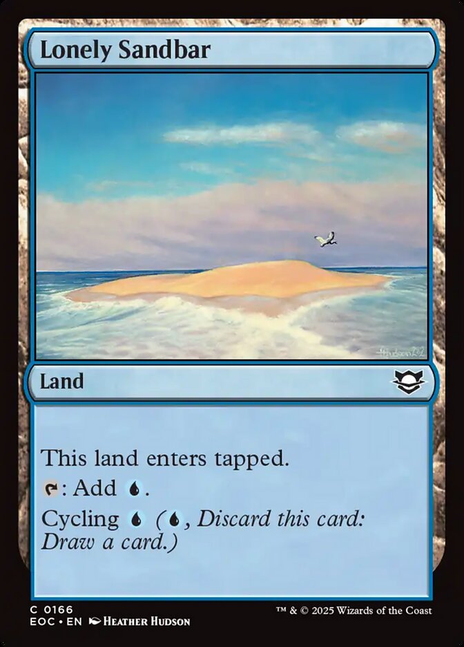 Lonely Sandbar front