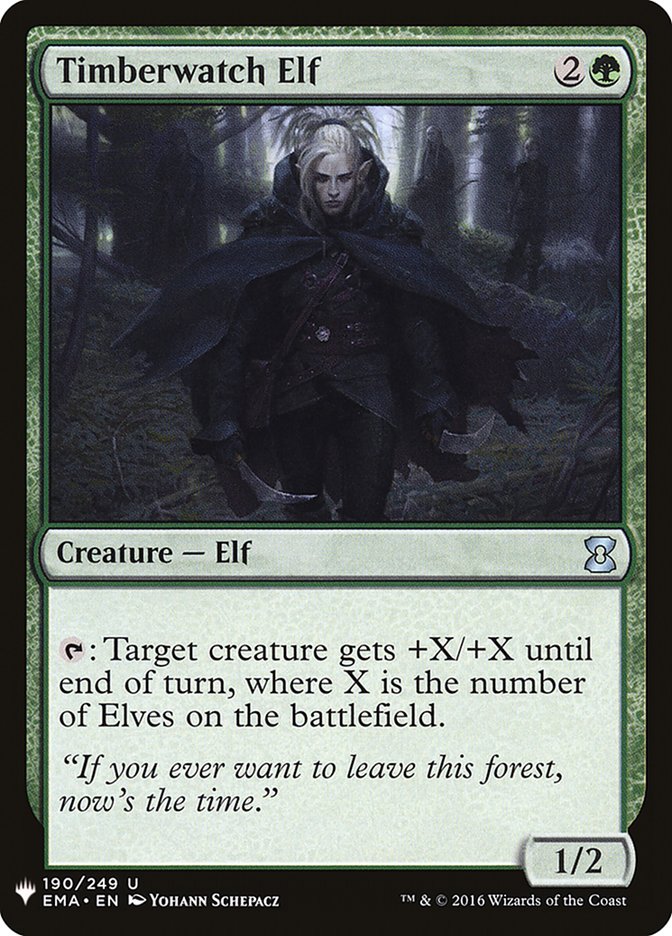 Timberwatch Elf front