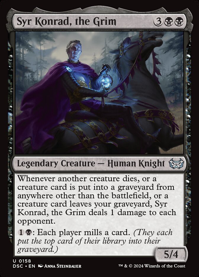Syr Konrad, the Grim front