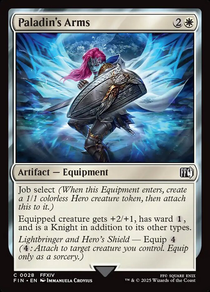 Paladin's Arms front