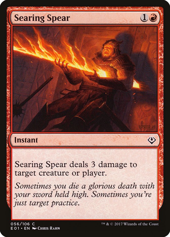 Searing Spear front