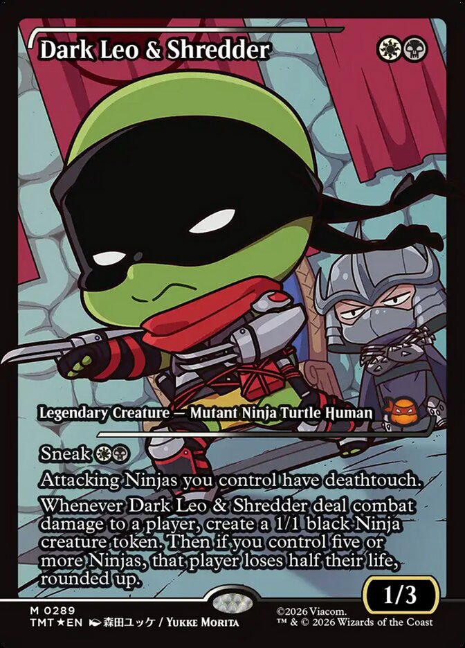 Dark Leo & Shredder front