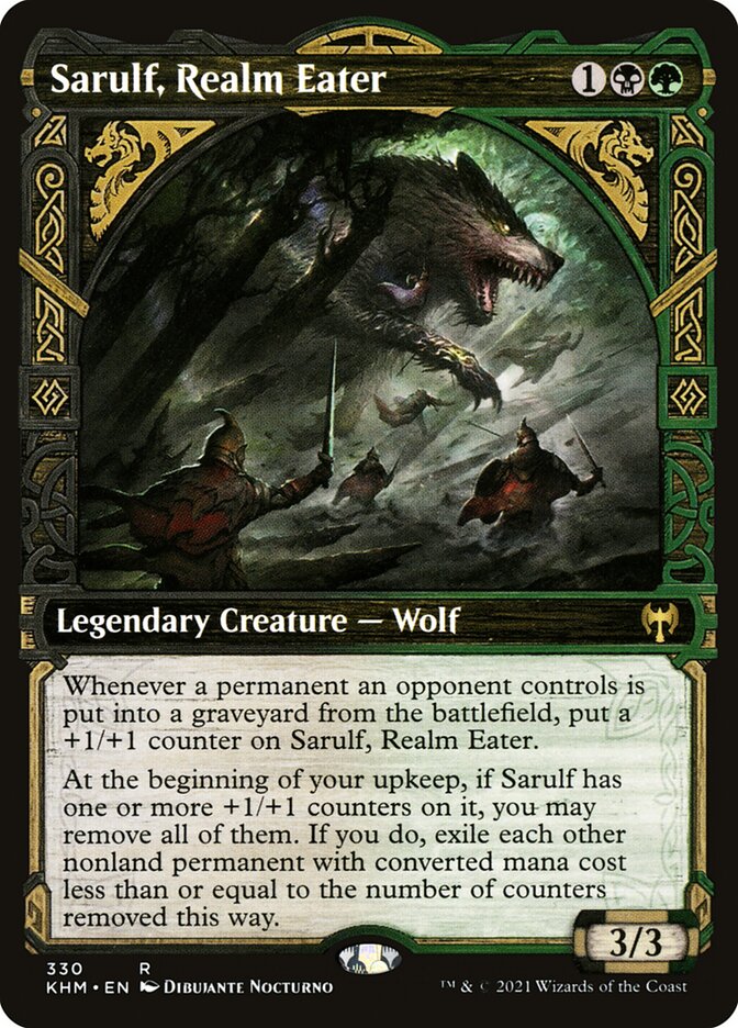 Sarulf, Realm Eater front