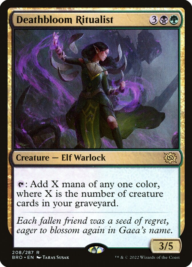 Deathbloom Ritualist front