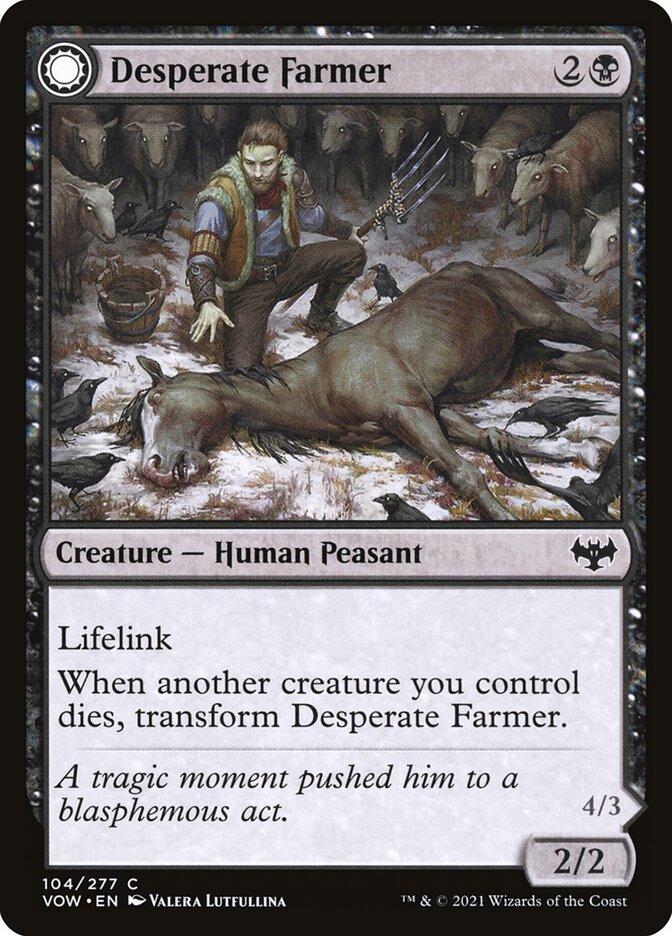 Desperate Farmer // Depraved Harvester front