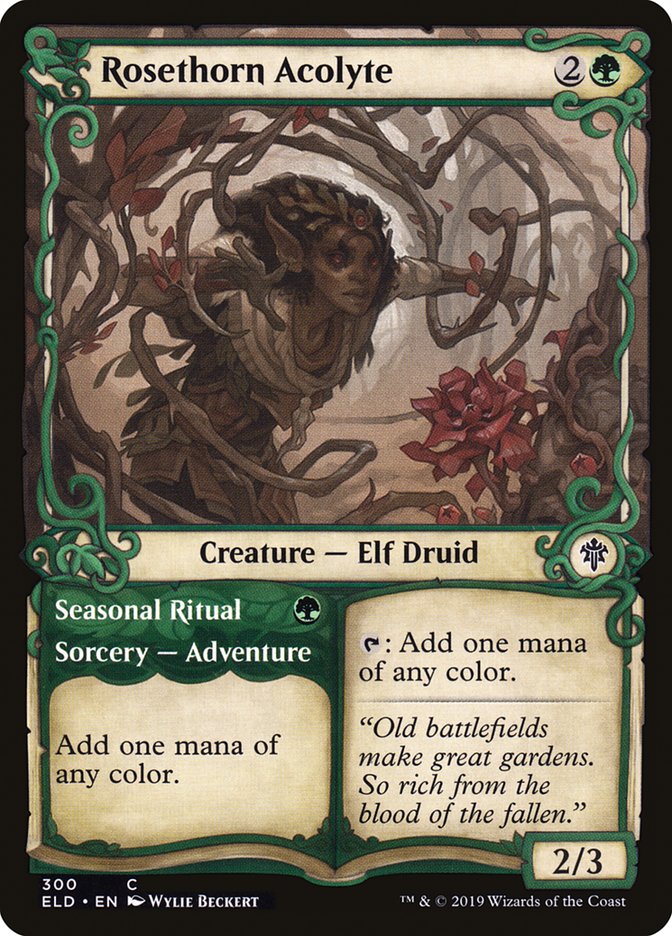 Rosethorn Acolyte // Seasonal Ritual back