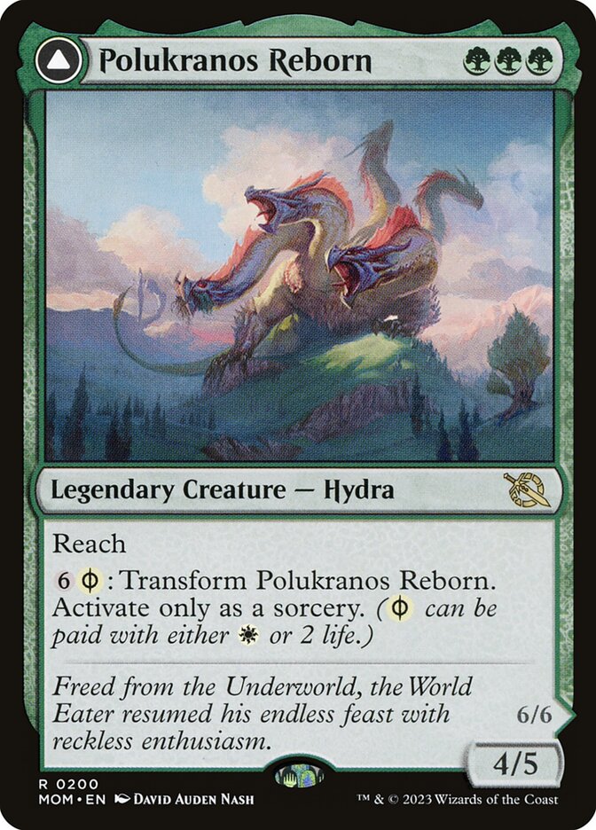 Polukranos Reborn // Polukranos, Engine of Ruin front