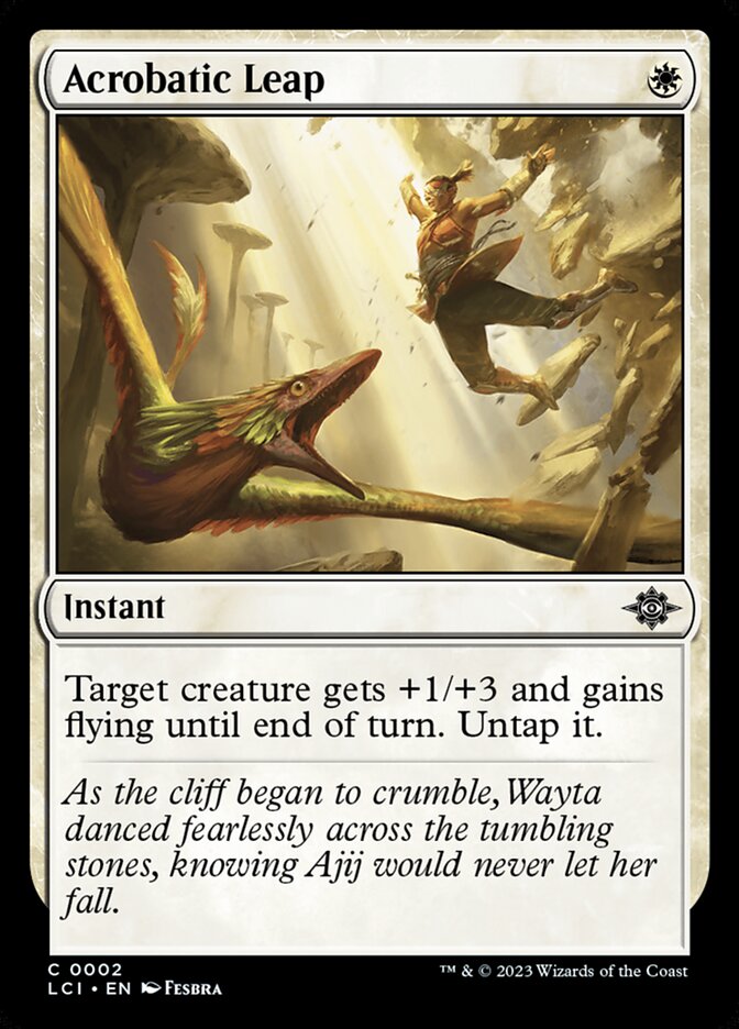 Acrobatic Leap front