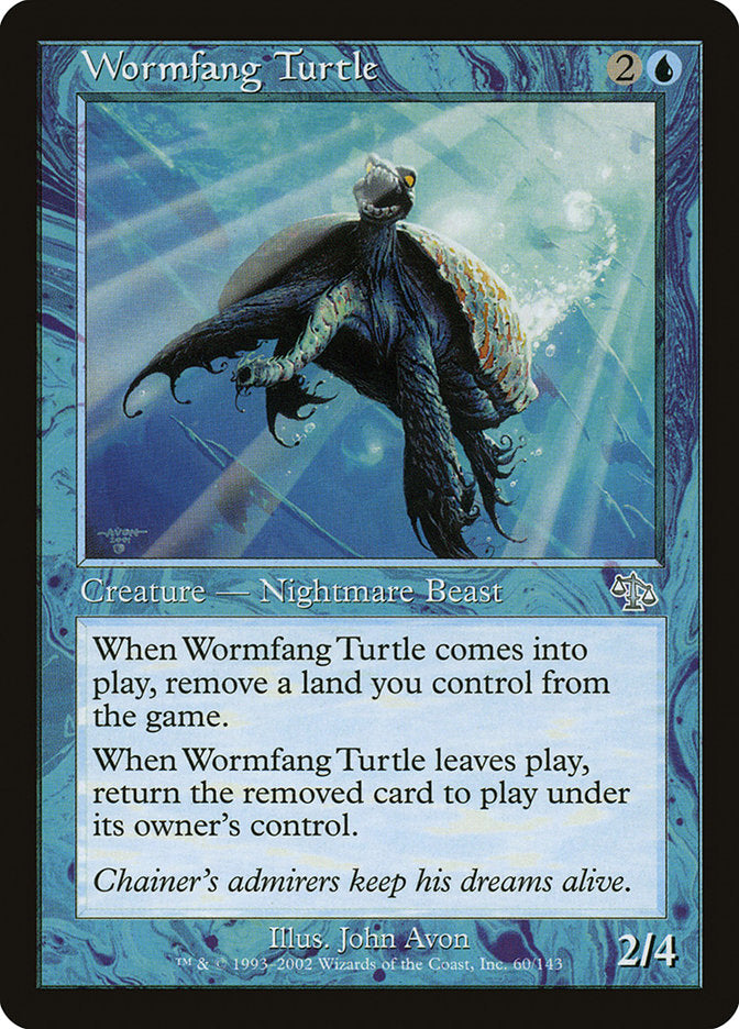 Wormfang Turtle front