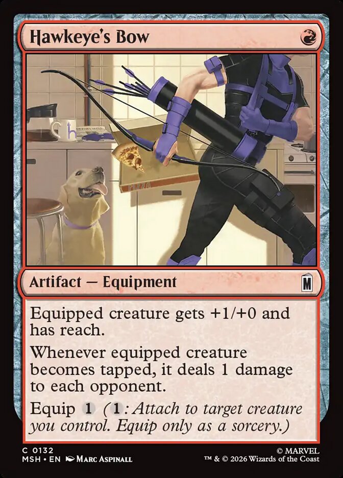 Hawkeye's Bow front