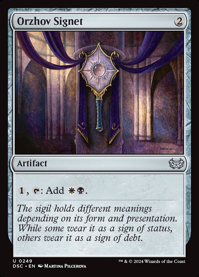 Orzhov Signet front