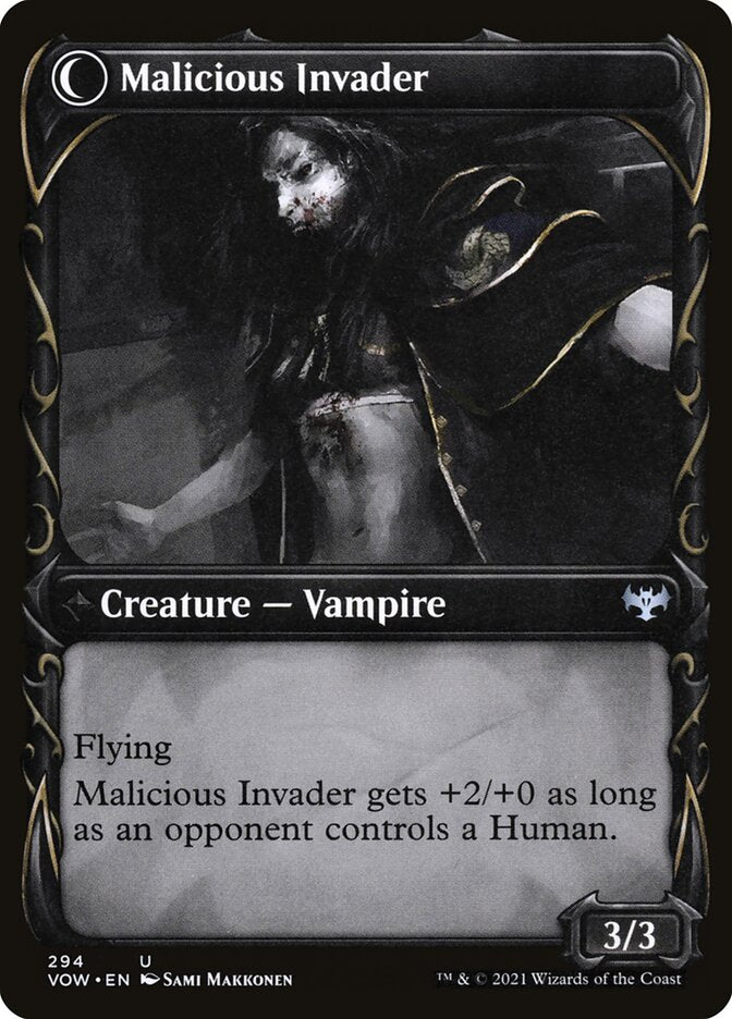 Innocent Traveler // Malicious Invader back