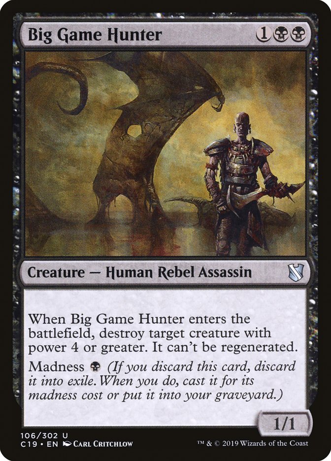 Big Game Hunter front