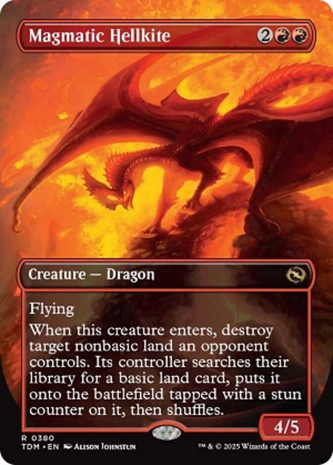 Magmatic Hellkite // Magmatic Hellkite front