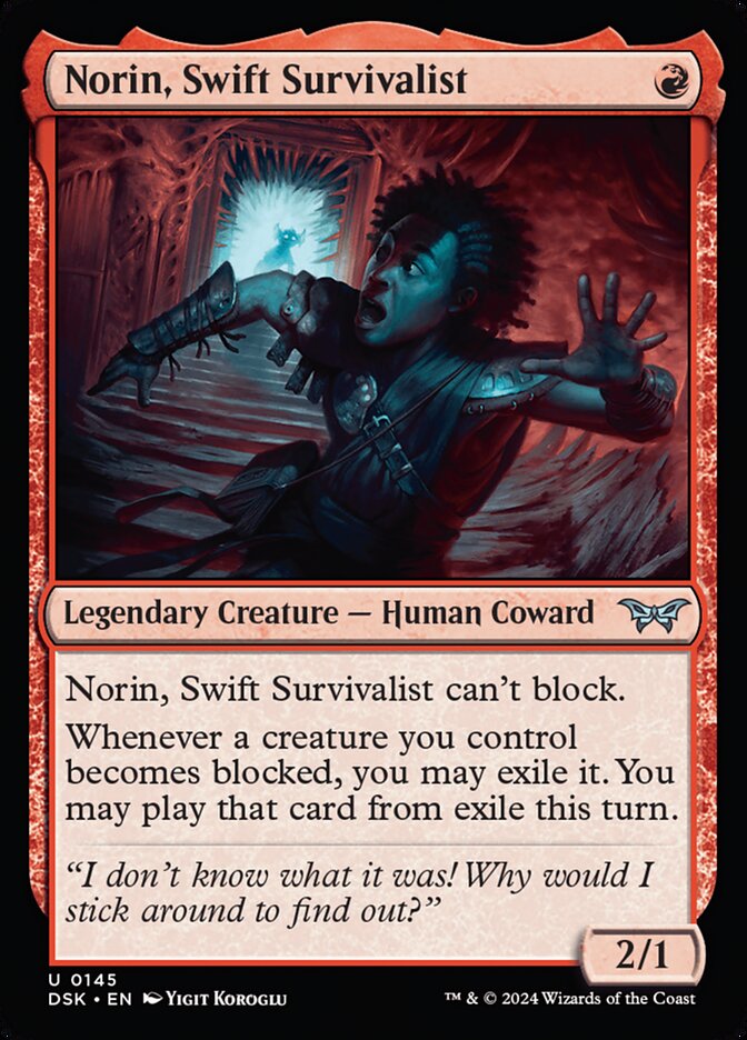 Norin, Swift Survivalist front