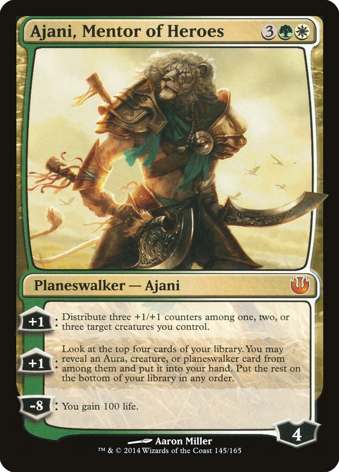 Ajani, Mentor of Heroes front