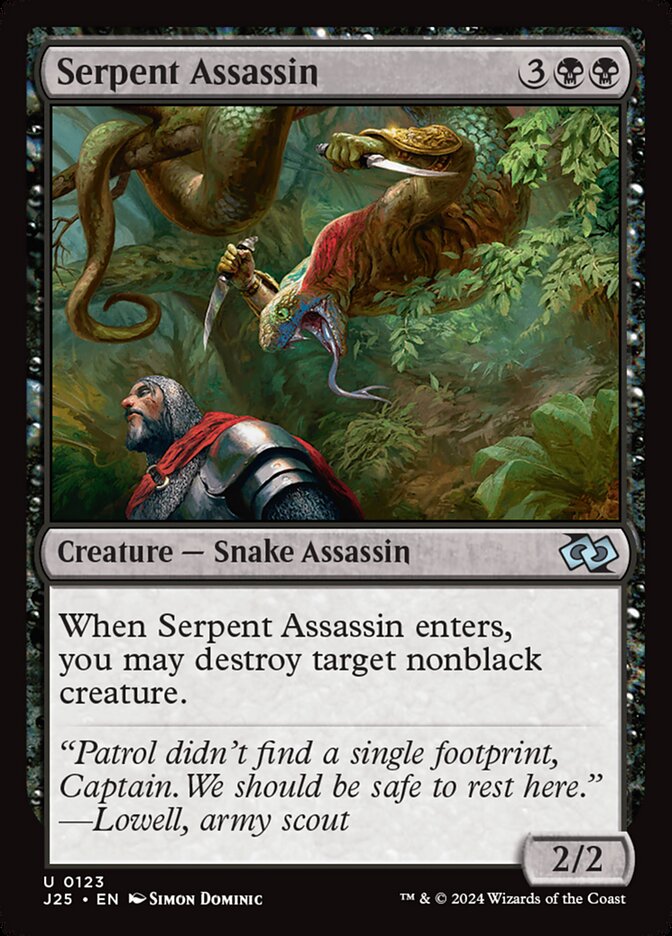 Serpent Assassin front