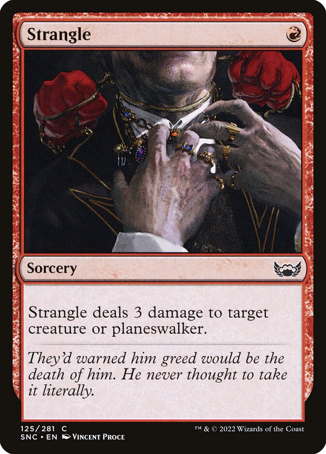 Strangle front