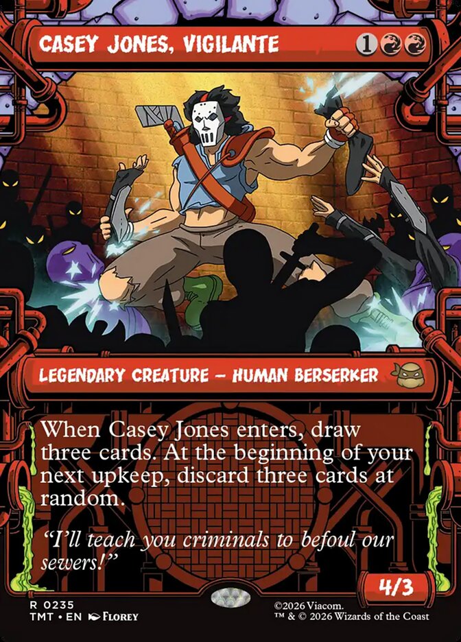 Casey Jones, Vigilante front