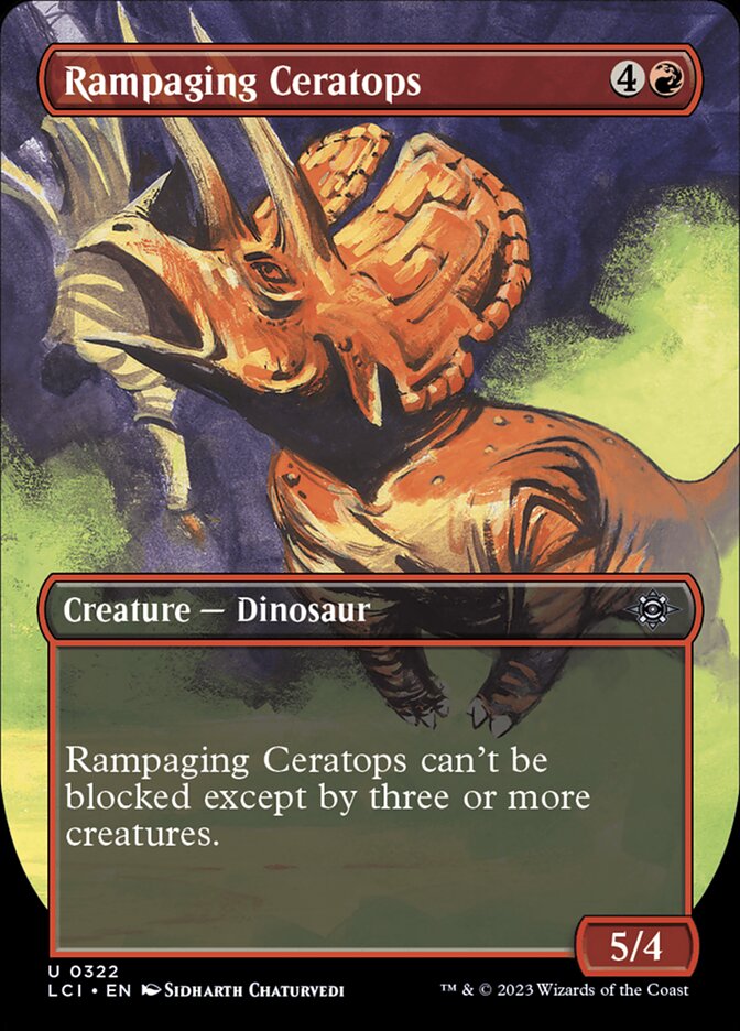 Rampaging Ceratops front