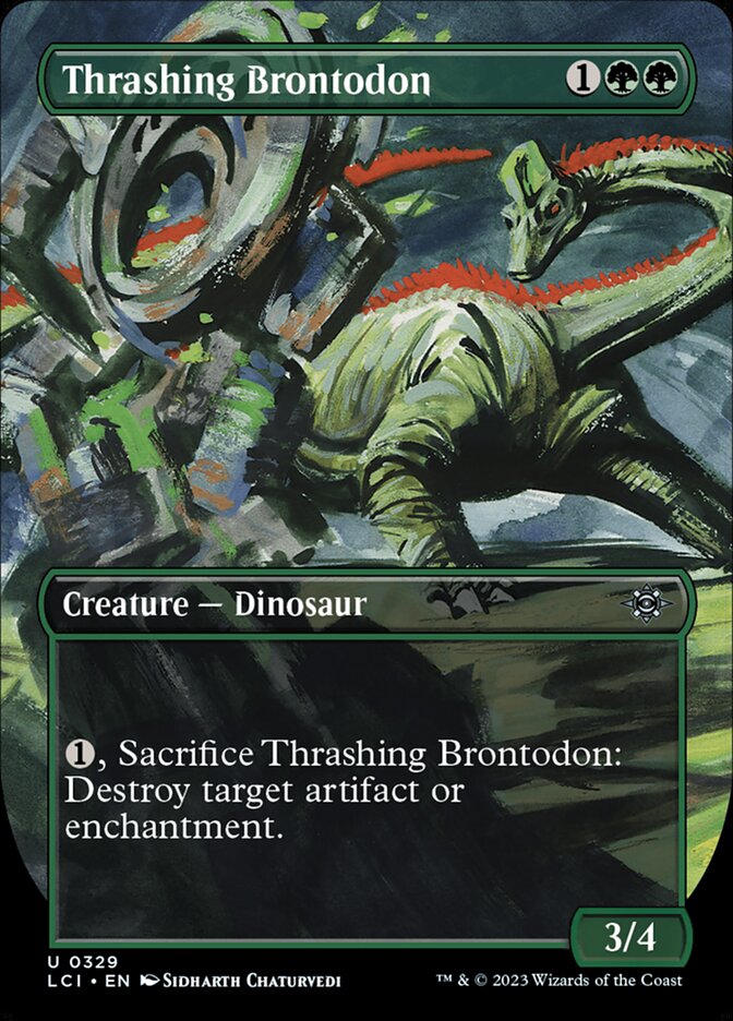 Thrashing Brontodon front
