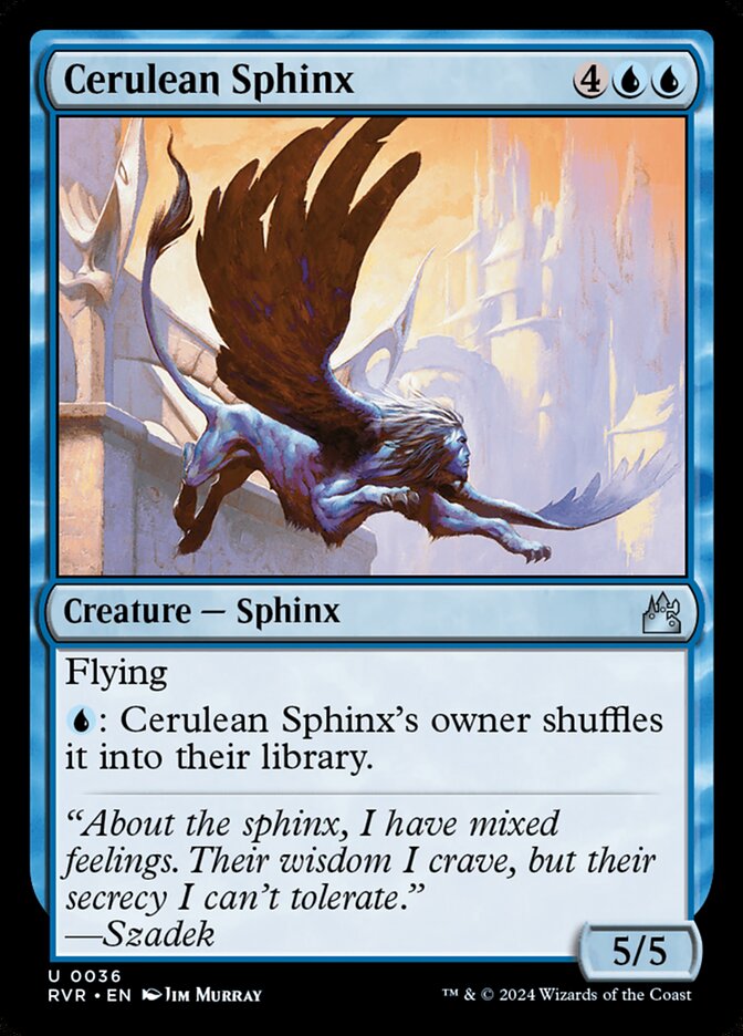 Cerulean Sphinx front