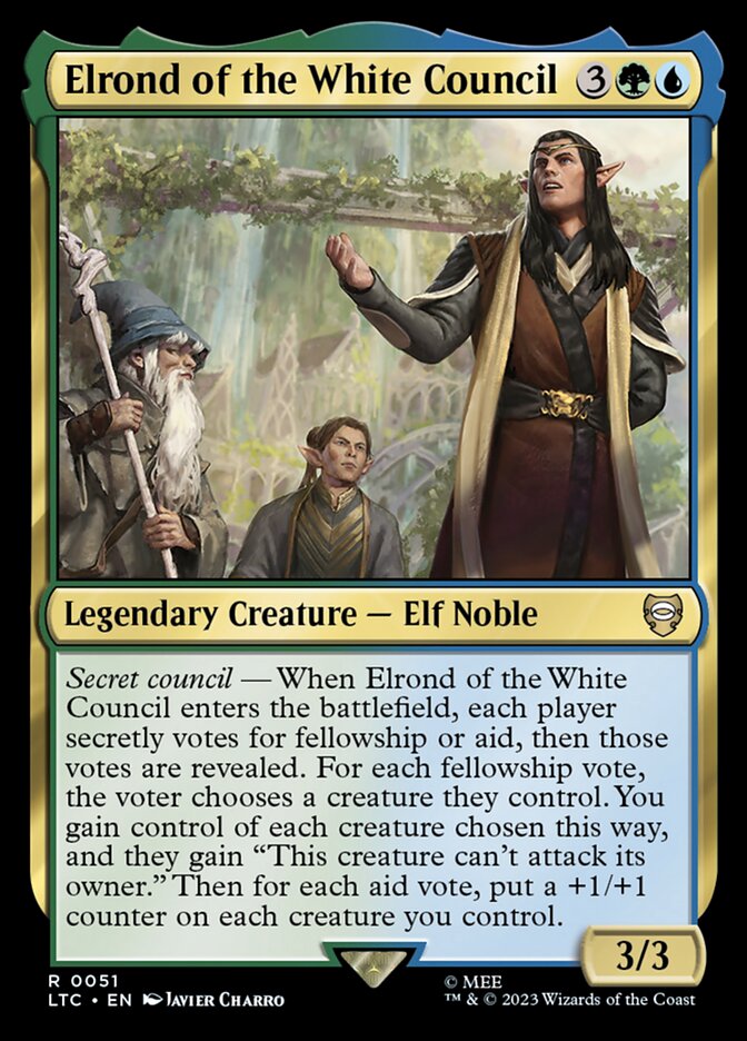 Elrond of the White Council front