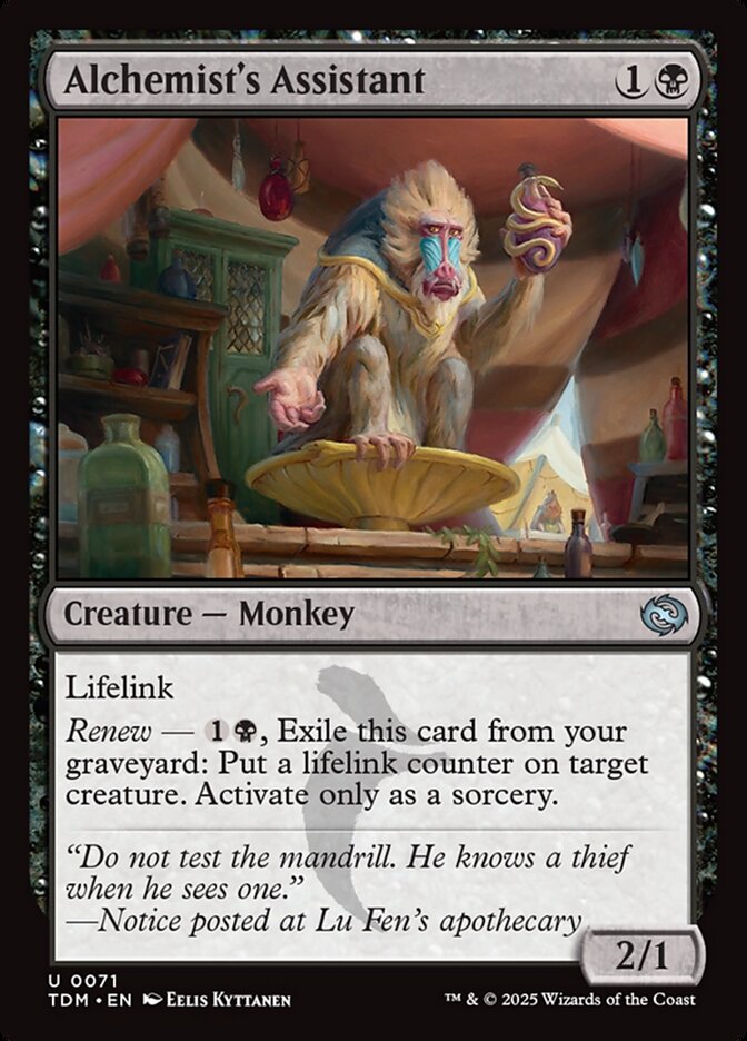 Alchemist's Assistant front