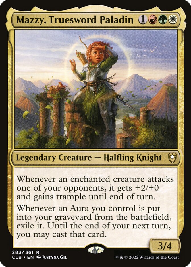 Mazzy, Truesword Paladin front