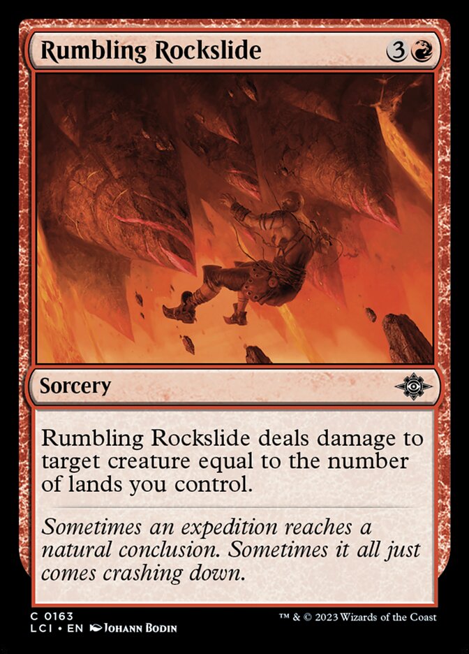 Rumbling Rockslide front