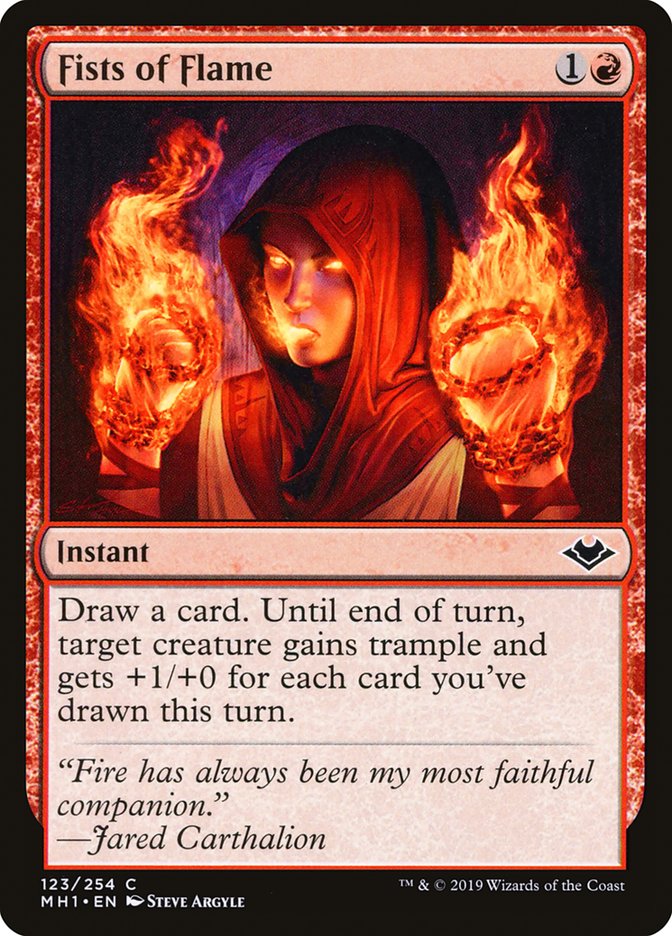 Fists of Flame front