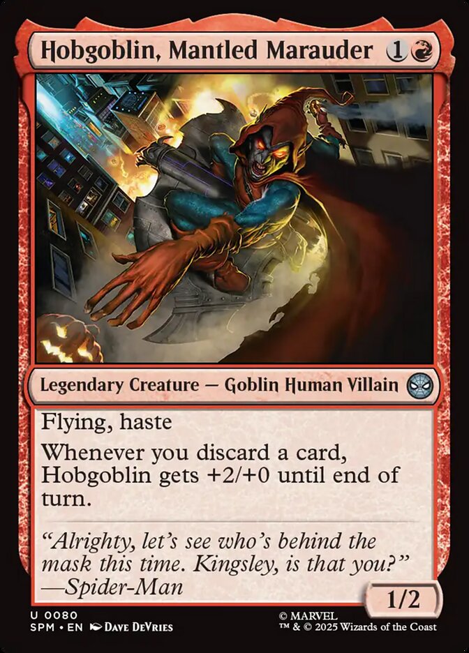 Hobgoblin, Mantled Marauder front