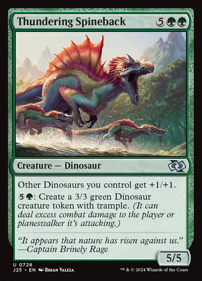 Thundering Spineback front