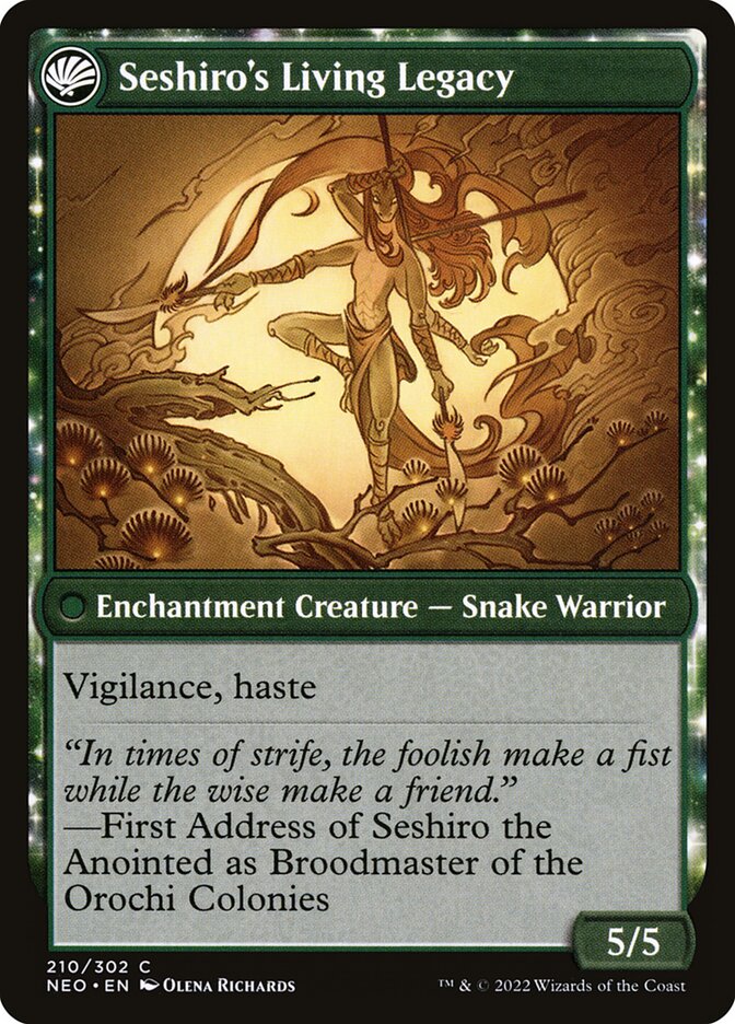Tales of Master Seshiro // Seshiro's Living Legacy back