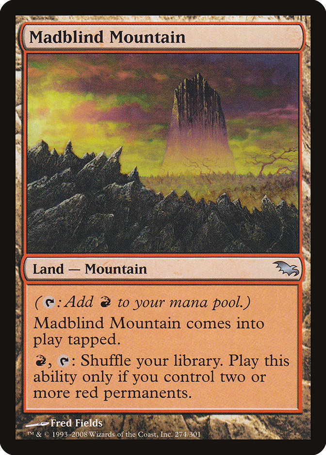 Madblind Mountain front
