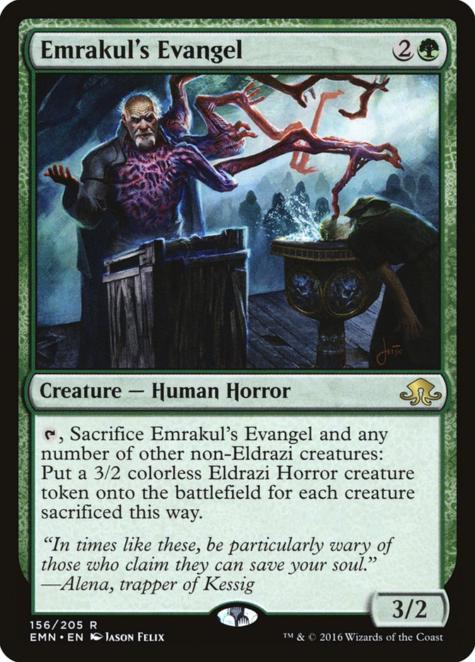 Emrakul's Evangel front