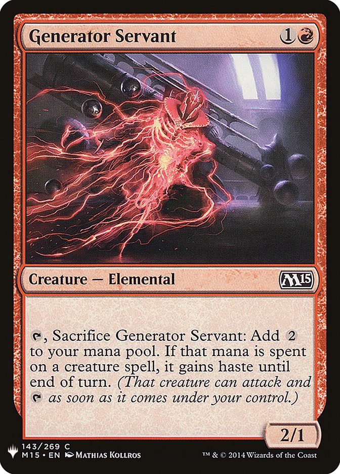Generator Servant front