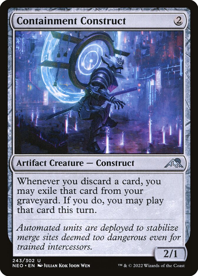 Containment Construct front