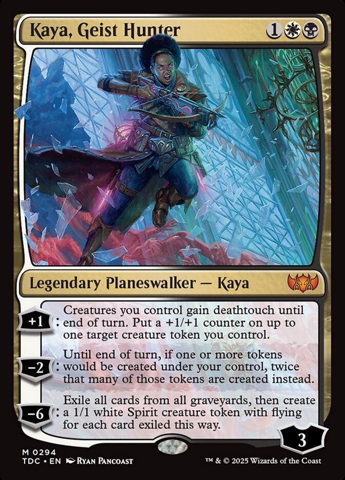 Kaya, Geist Hunter front