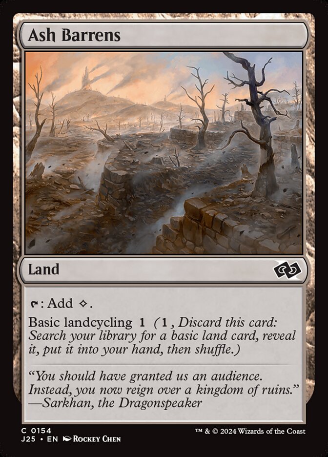 Ash Barrens front