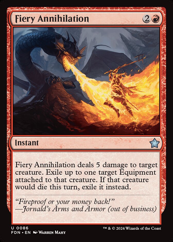 Fiery Annihilation front