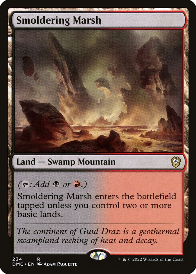 Smoldering Marsh front
